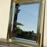 Vintage brass mirror 1970 France