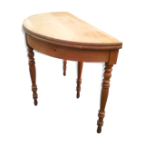 Old half moon table