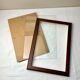 Dark wood frame