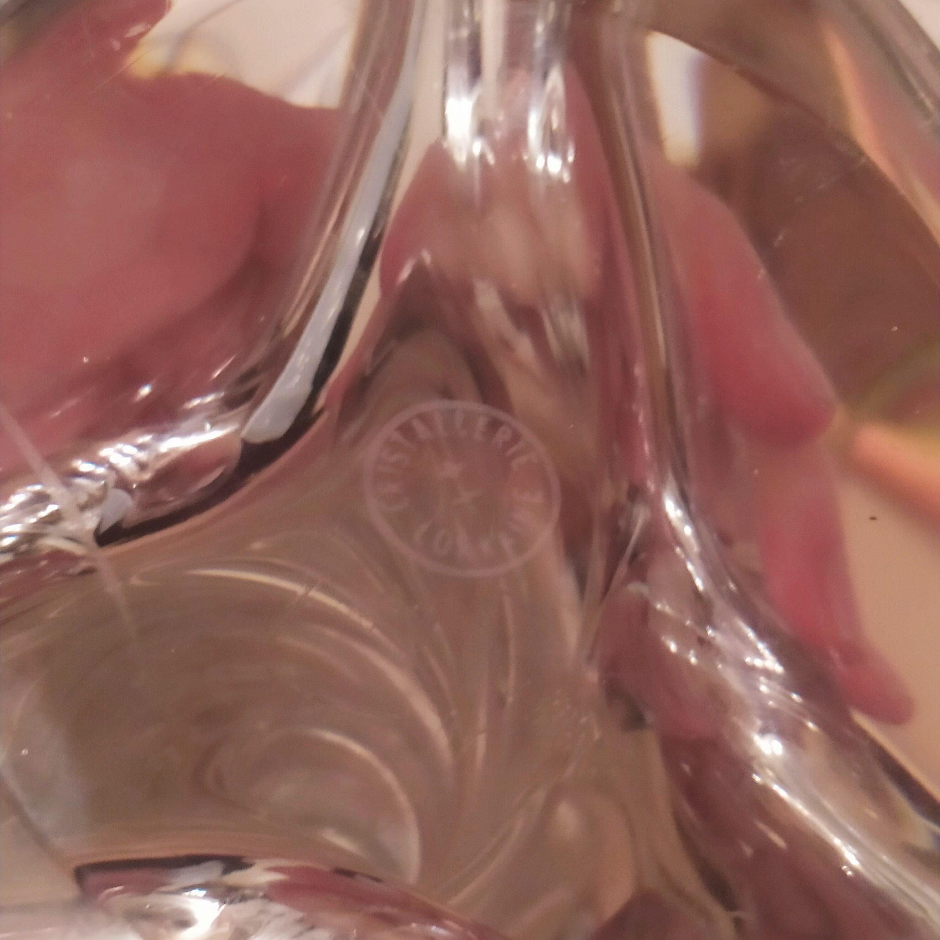 Crystal lamp foot of Lorraine Lambert les Bitche