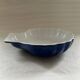 Grand plat coquillage bleu