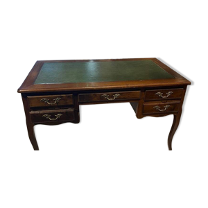 Bureau vintage bois et - cuir