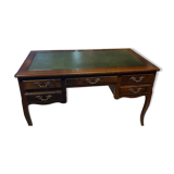 Bureau vintage bois et cuir