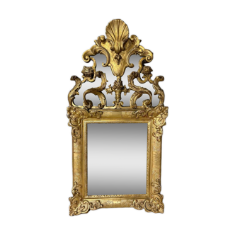 Miroir régence doré 18eme siècle