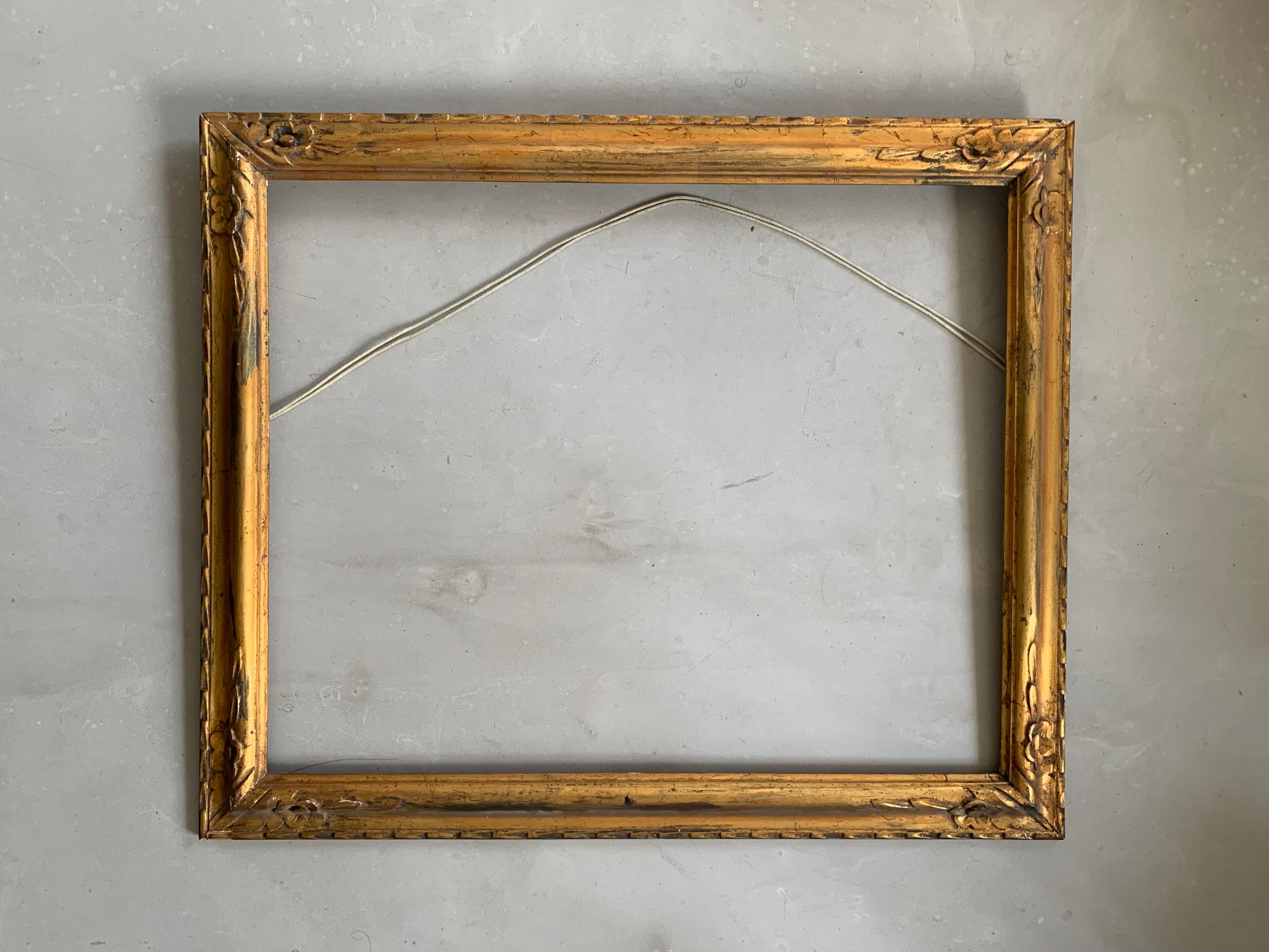 Old wooden frame