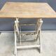 Table with architect's mechanism 1960 in white lacquered wood