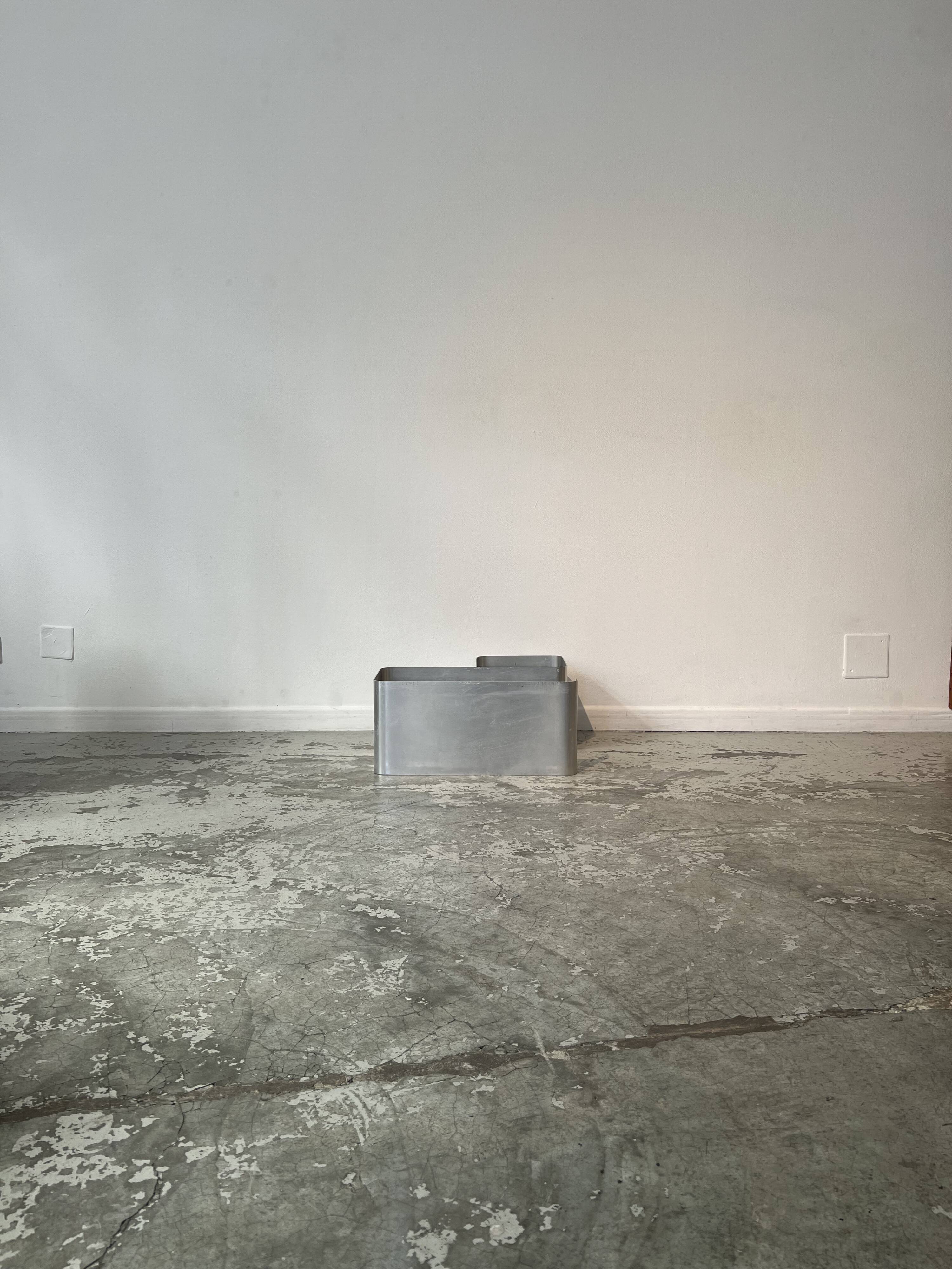 Ensemble d'étagères murales ZigZag par Joëlle Ferlande & François Monnet pour Kappa Uginox années 1970