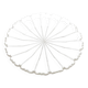 Porte-gâteau Biedermeier, cristal transparent, République tchèque, 19e siècle