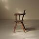 Fauteuil en bois massif, art populaire, Royaume-Uni , XIXᵉ siècle