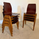 Several Magnificent 1960s wooden bistro chairs.