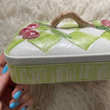 Box Ceramic Cherries Slip