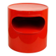 Table en plastique rouge par Emma Gismondi pour Artemide Italie