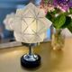 Lampe art déco, globe en forme d'étoile