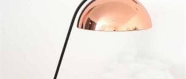 Table lamp Hay model Bell copper by Lars Beller Fjetland Denmark