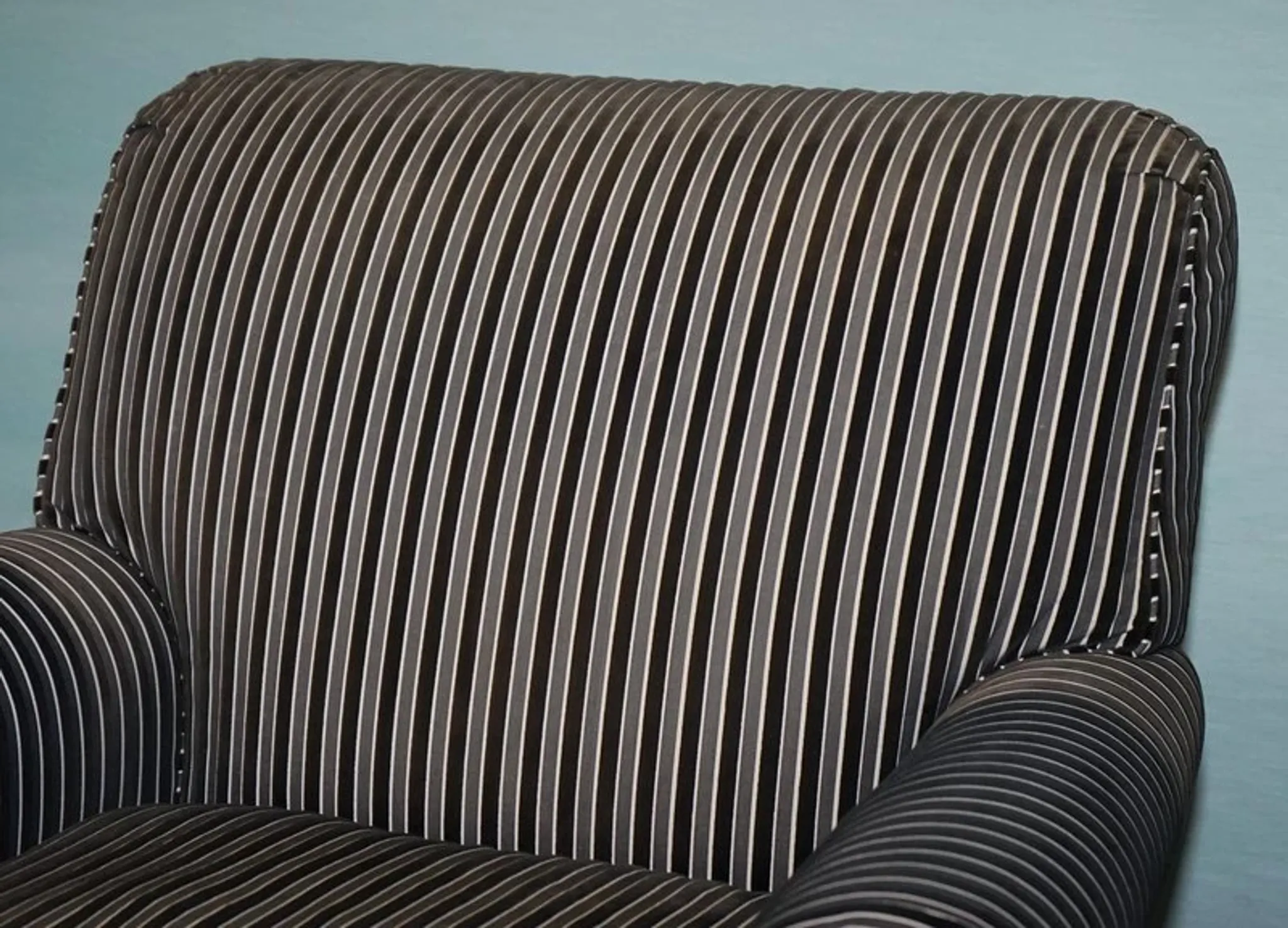 Vintage Striped Chair by Ralph Lauren for Henredon