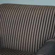 Vintage Striped Chair by Ralph Lauren for Henredon