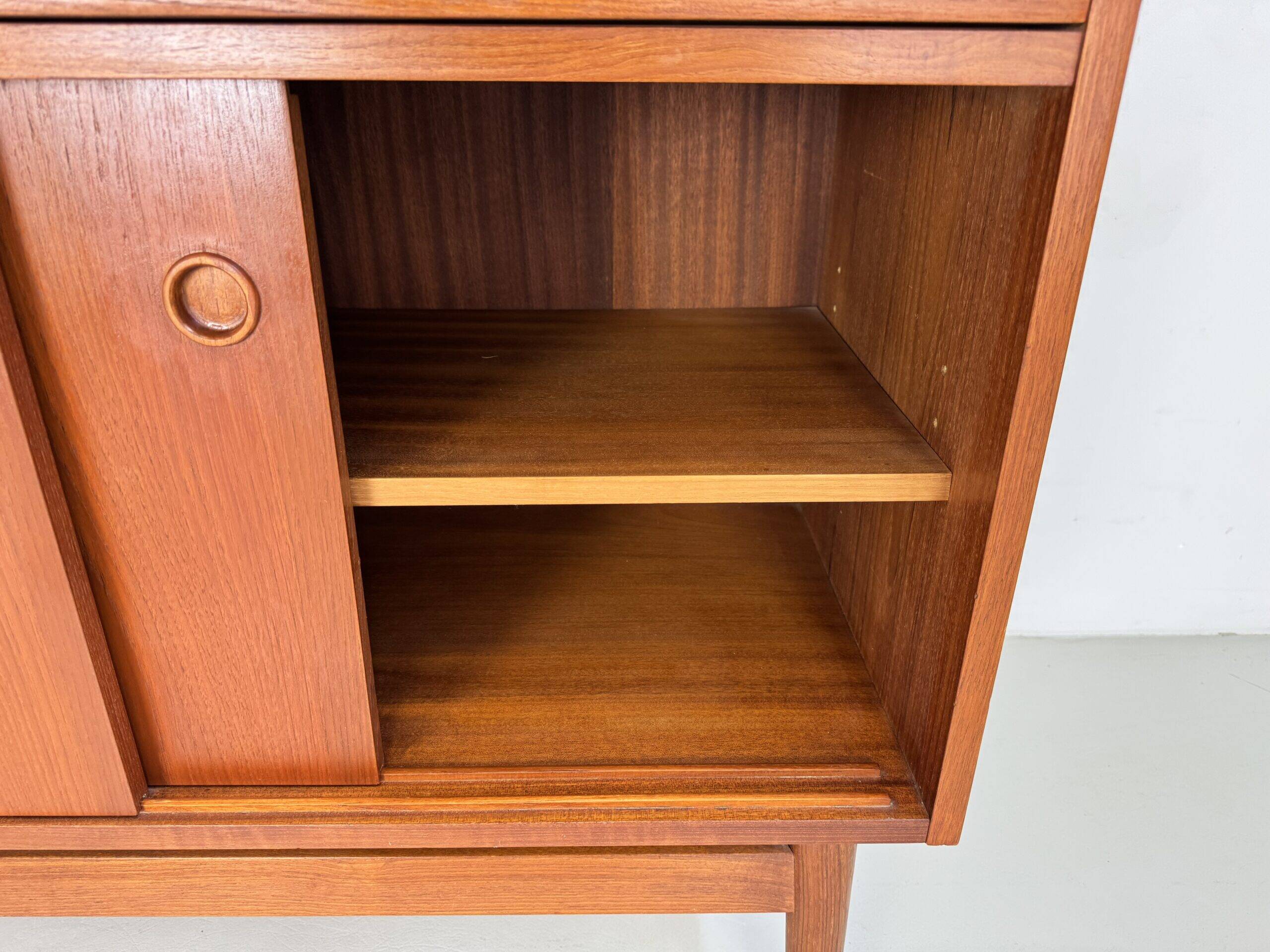 Vintage Danish bookcase / secretary Johannes Sorth