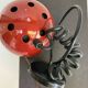 Eyeball 70’s metal wall lamp
