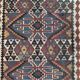 Old Turkish narrow Kilim Runner 233x66 cm shabby chic, vintage kelim
