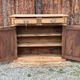 Buffet bas ancien XIXe siècle en bois massif rénové | Henry