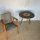 Pair scandinavian armchairs 60