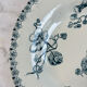 Gien terre de fer — capucine collection deep plate