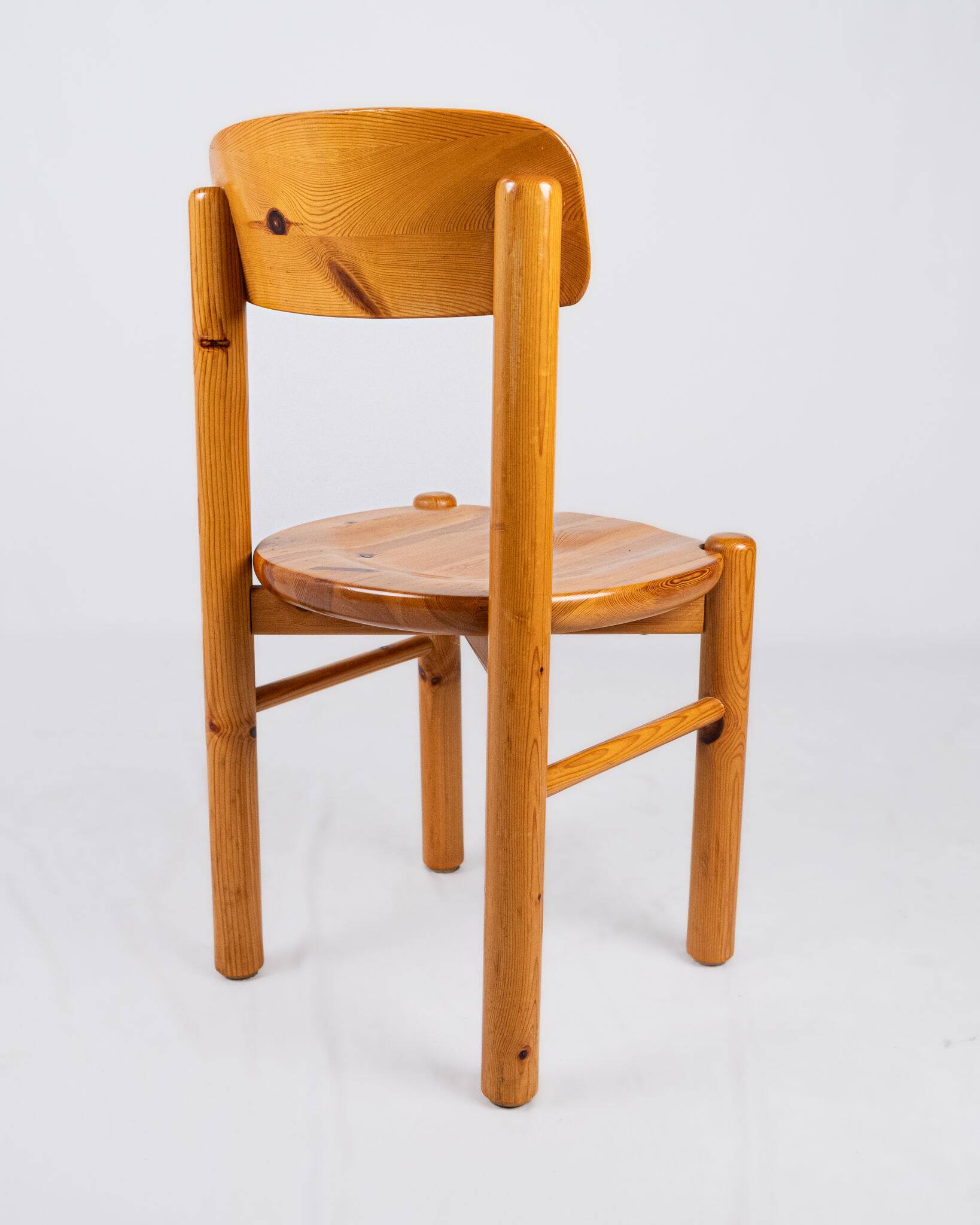 Set of 4 pine chairs by Rainer Daumiller, Denmark, 1970s