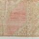 3x6 Turkish Pale Red & Brown Oriental Vintage Rug, 95x196Cm