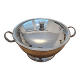 Vintage stainless steel soup tureen 18/8 Létang & Rémy – French design vegetable dish