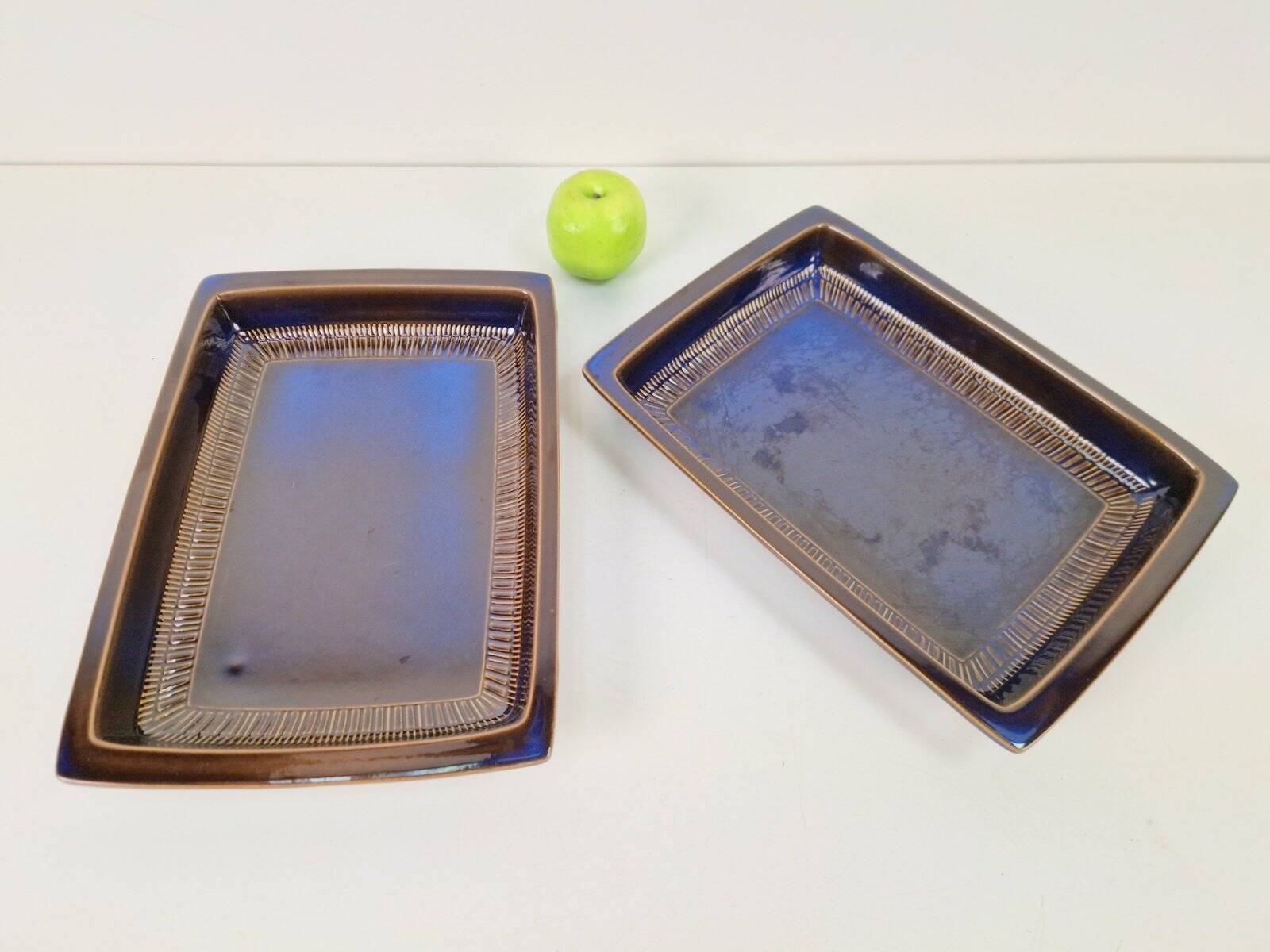 Vintage Swedish Oven Dish by Berit Ternell for Gefle, 1960, Set of 2