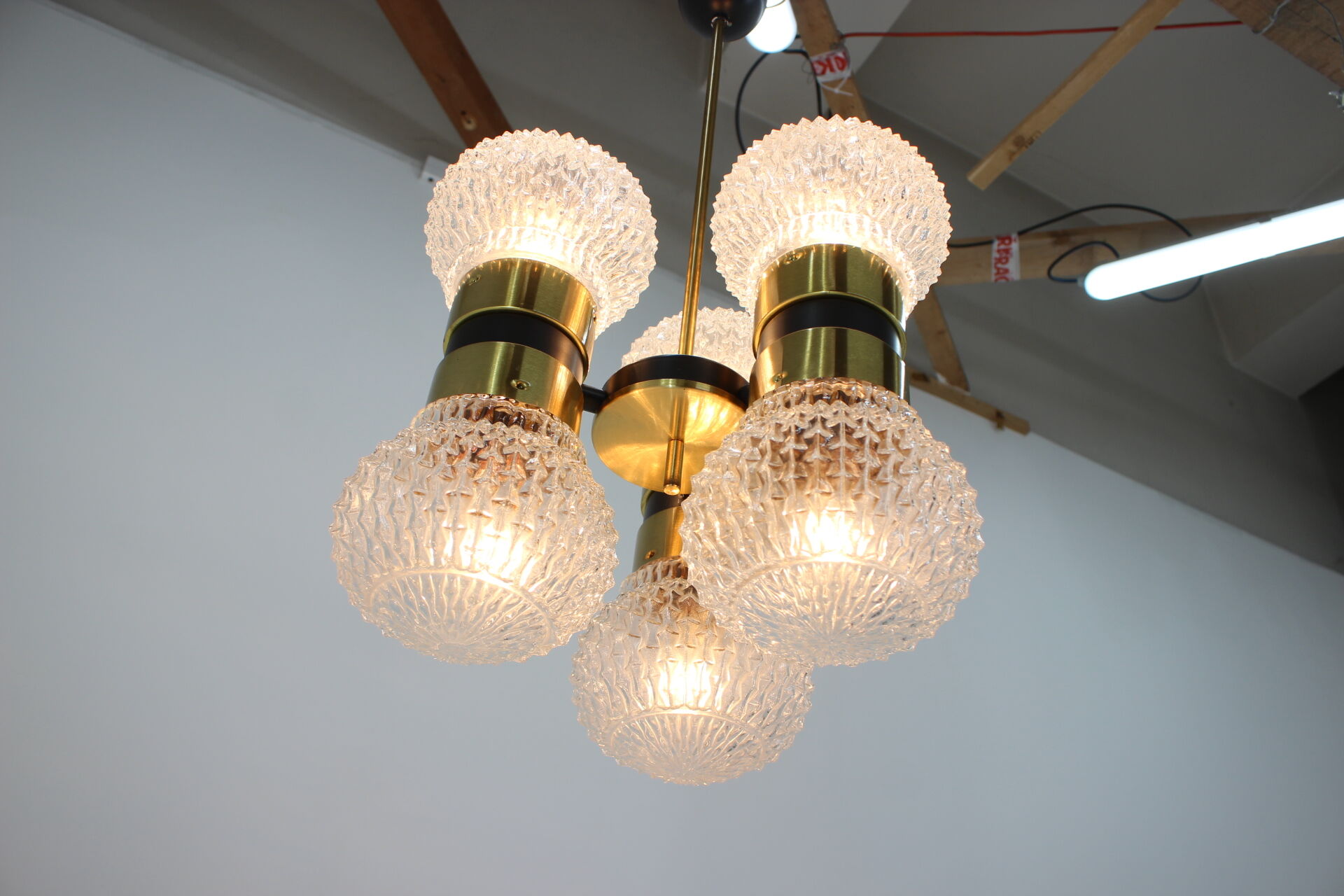 Mid-century chandelier/ Napako, 1960´s