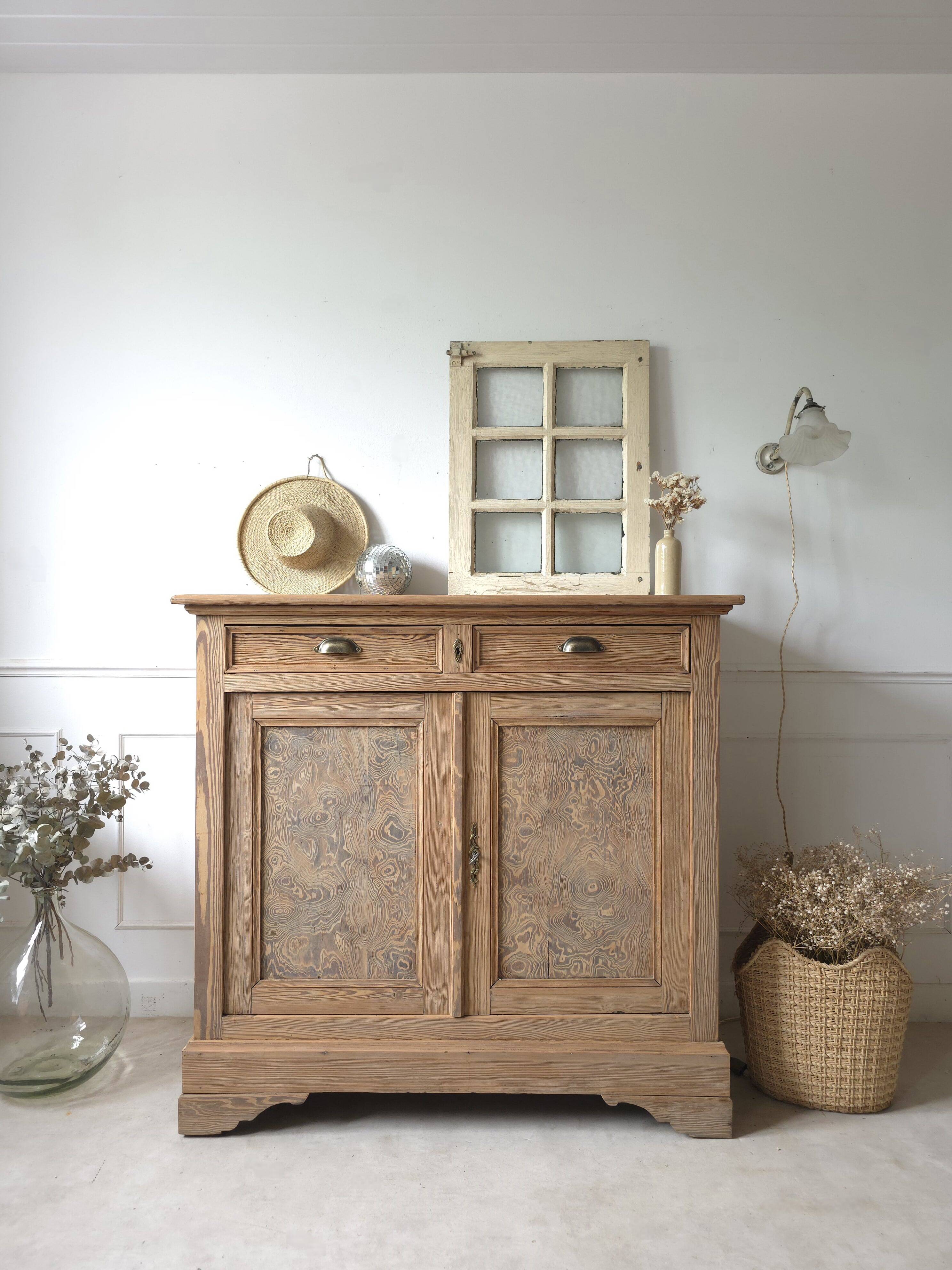 Antique wooden sideboard