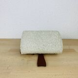 Scandinavian teak perspex wall light from the 60s