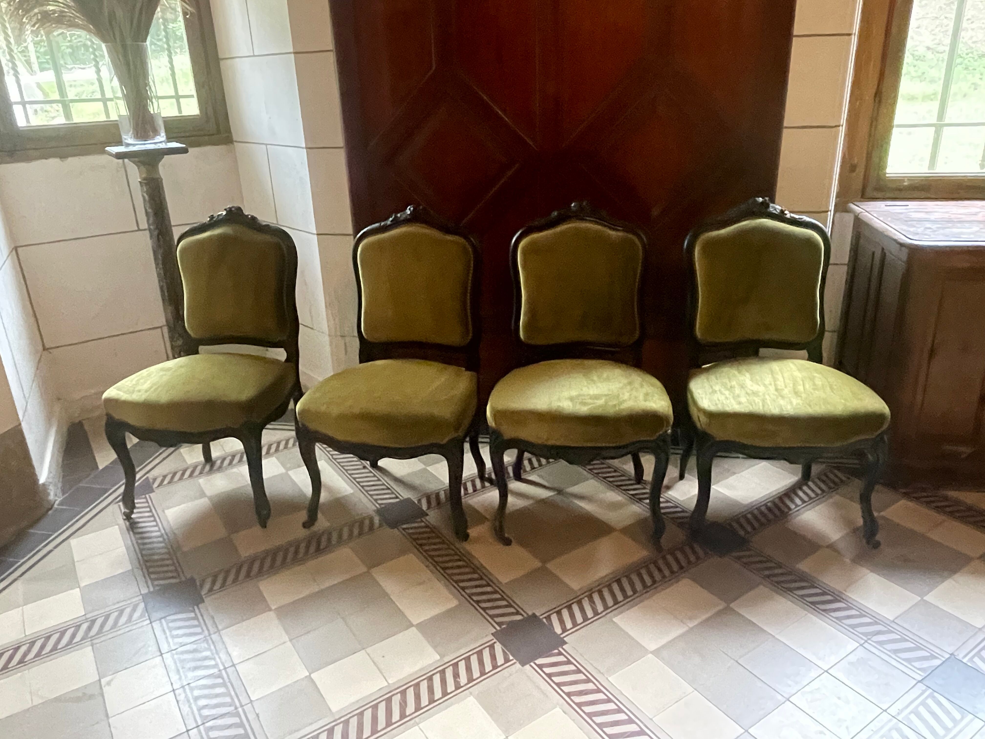 Napoleon III bench and chairs