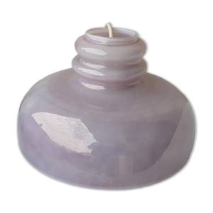 Suspension en verre violet