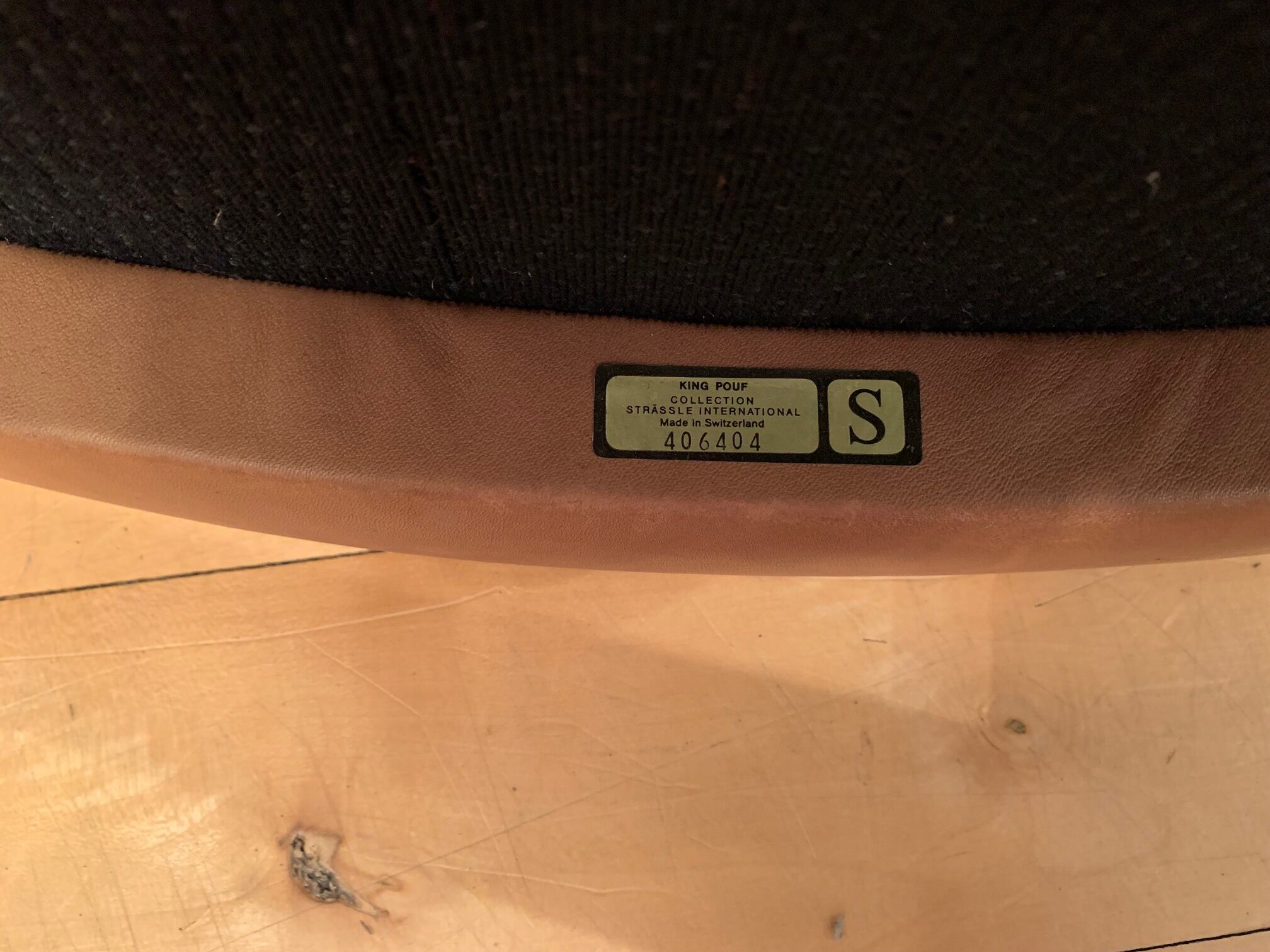 King footstool by Andre Vandenbeuck for Strässle International Switzerland 1960s