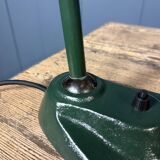 Dark green Bauhaus desk lamp