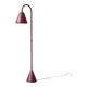 Mid-Century Spanish Leather Floor Lamp by Valenti