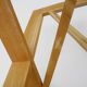 Vintage Scandinavian magazine rack in solid wood. 70s