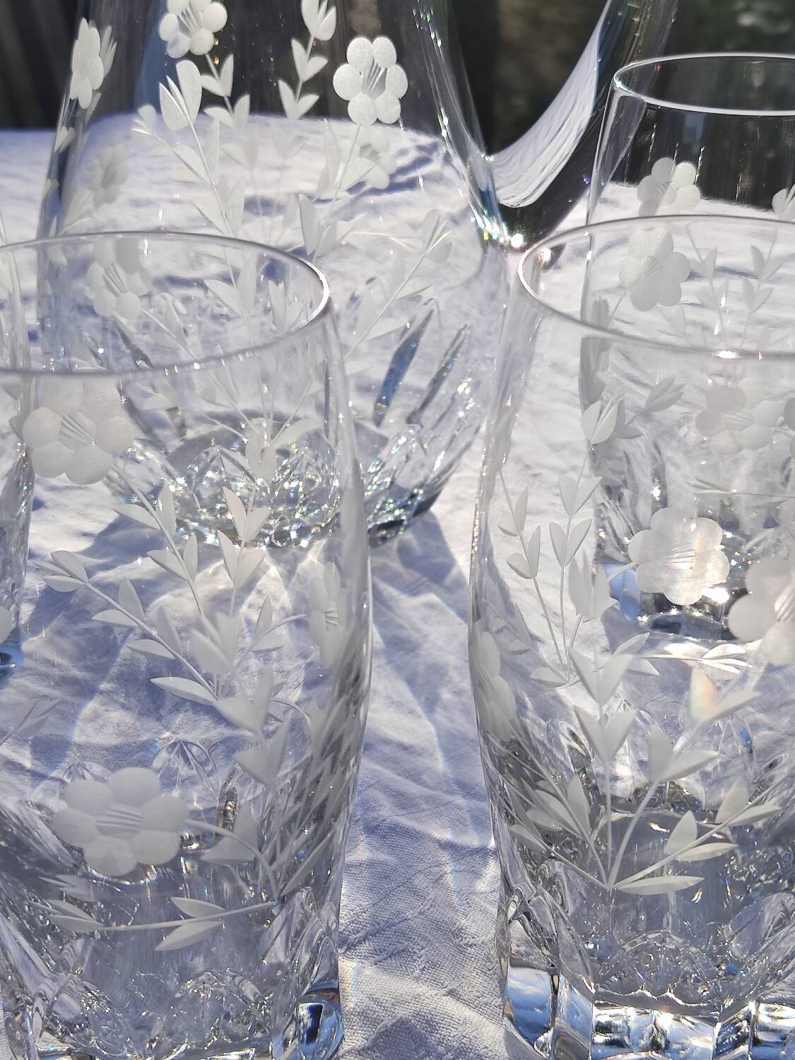 Villeroy & Boch crystal orangeade cocktail set