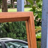Large Scandinavian mirror in Rio rosewood by Kai Kristiansen for Aksel Kjersgaard