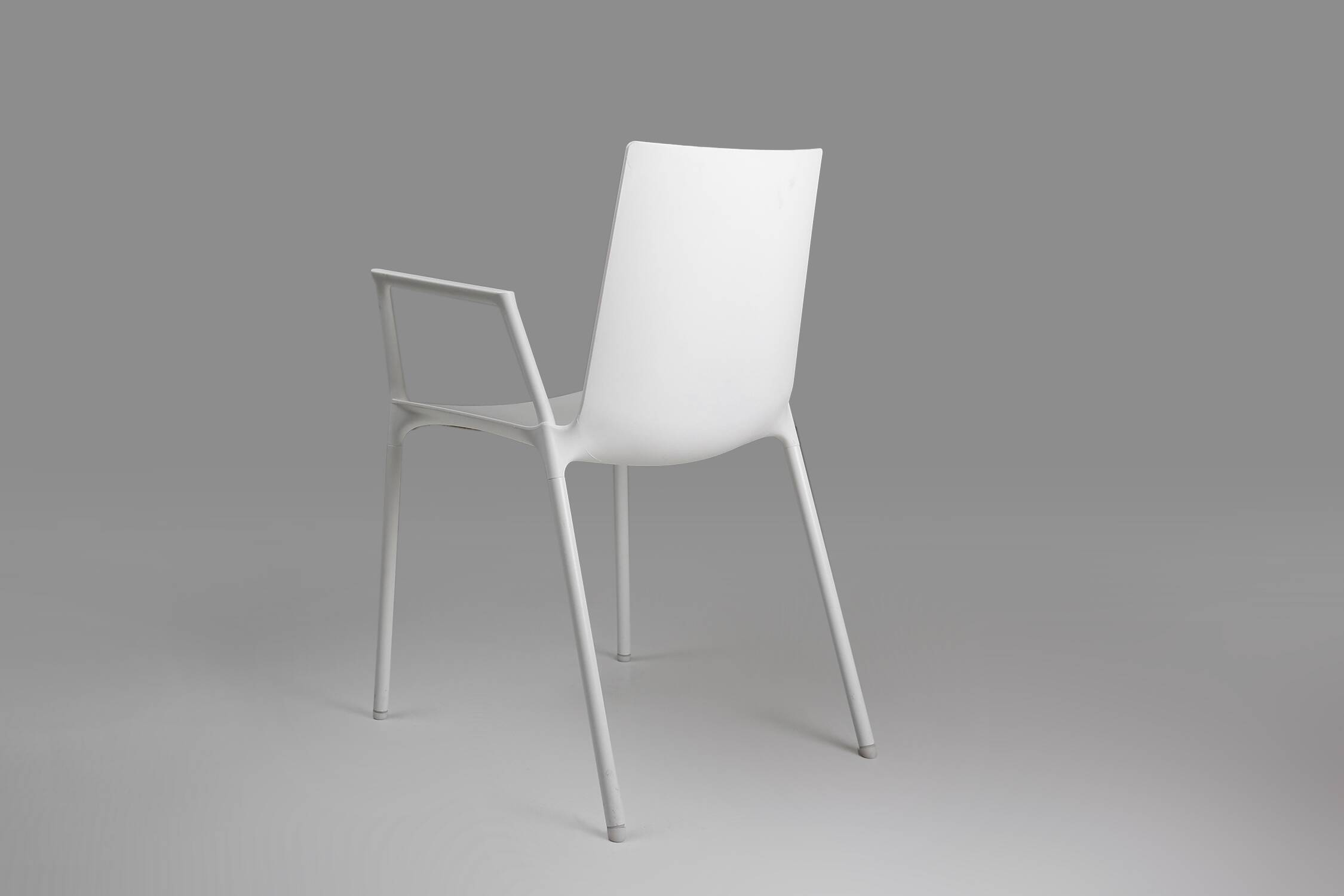 21th Century white design chair with armrests, Belgium