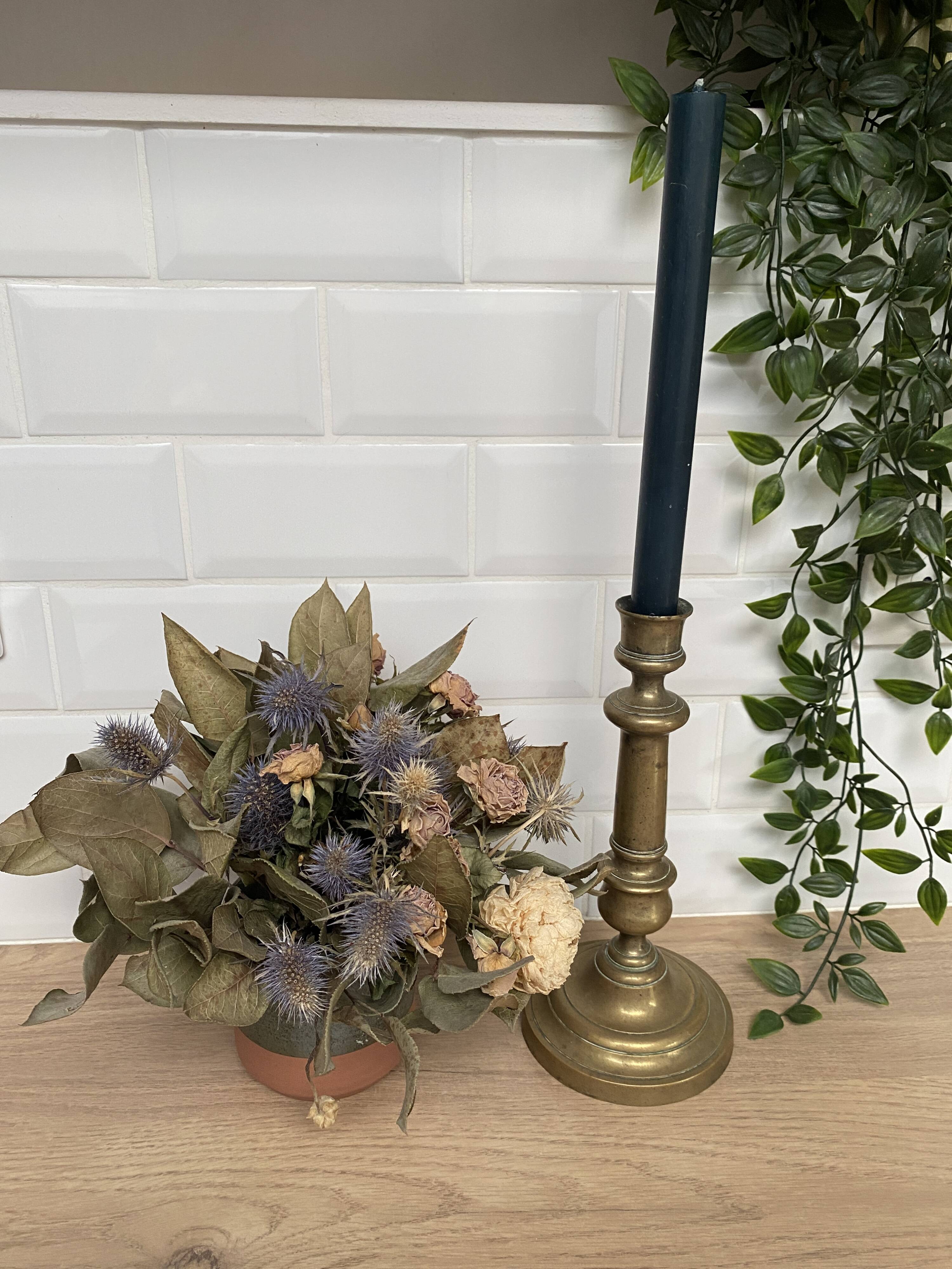 Brass candle holder