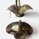 Modernist hammered copper fruit basket, Vienna (Austria)