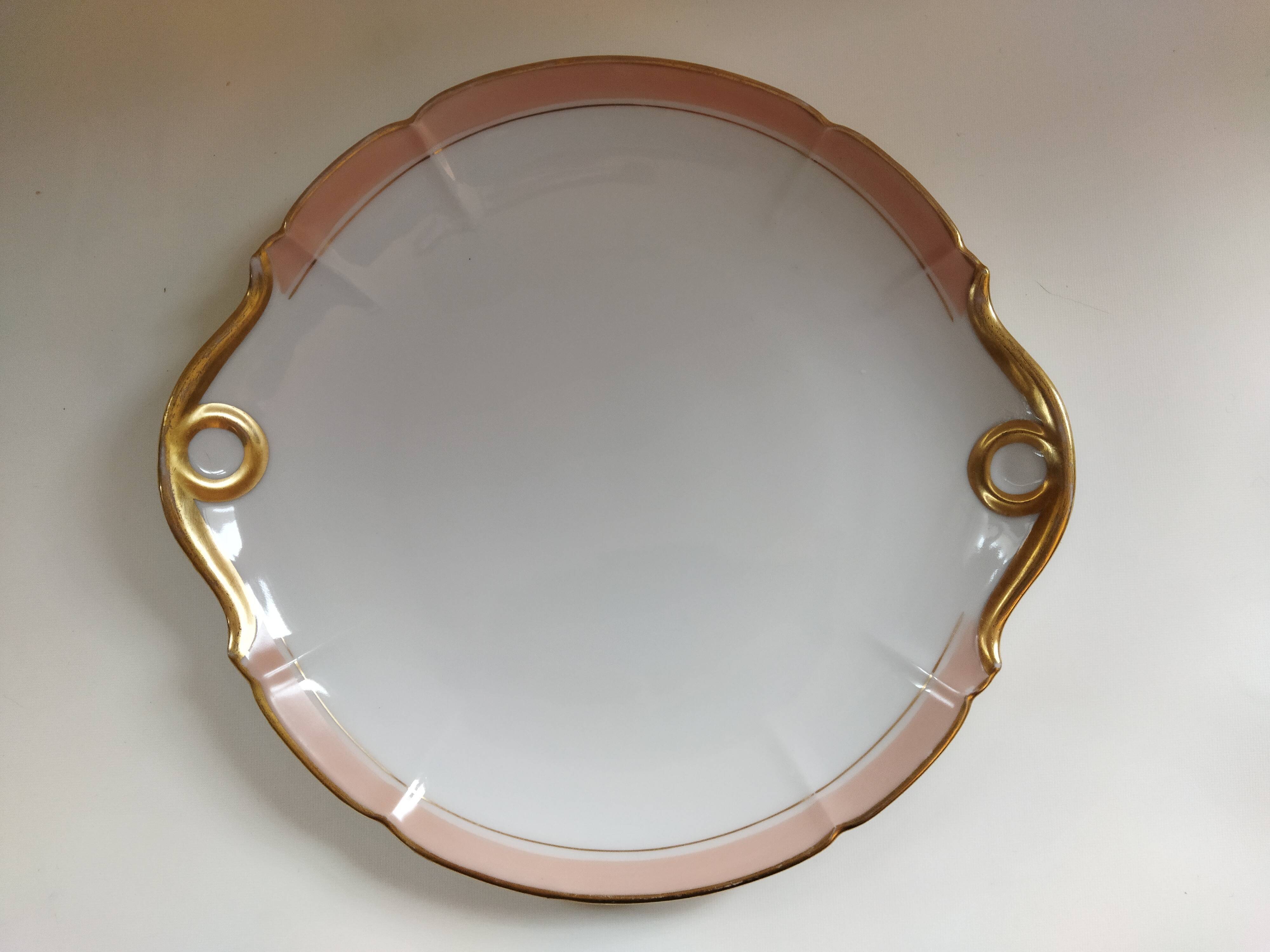 Limoges porcelain pie dish