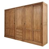 Dressing ancien en bois sablé