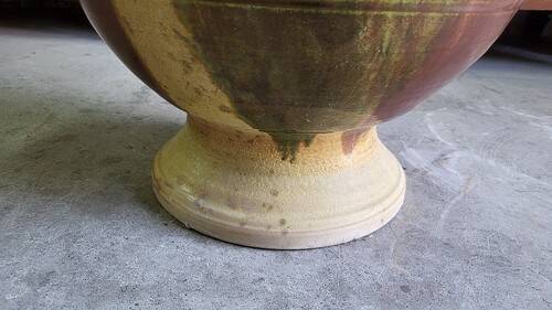 Large glazed terracotta flower pot the Madeleine Anduze