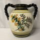 Quimper henriot, pot-bellied vase with twisted handles 1959