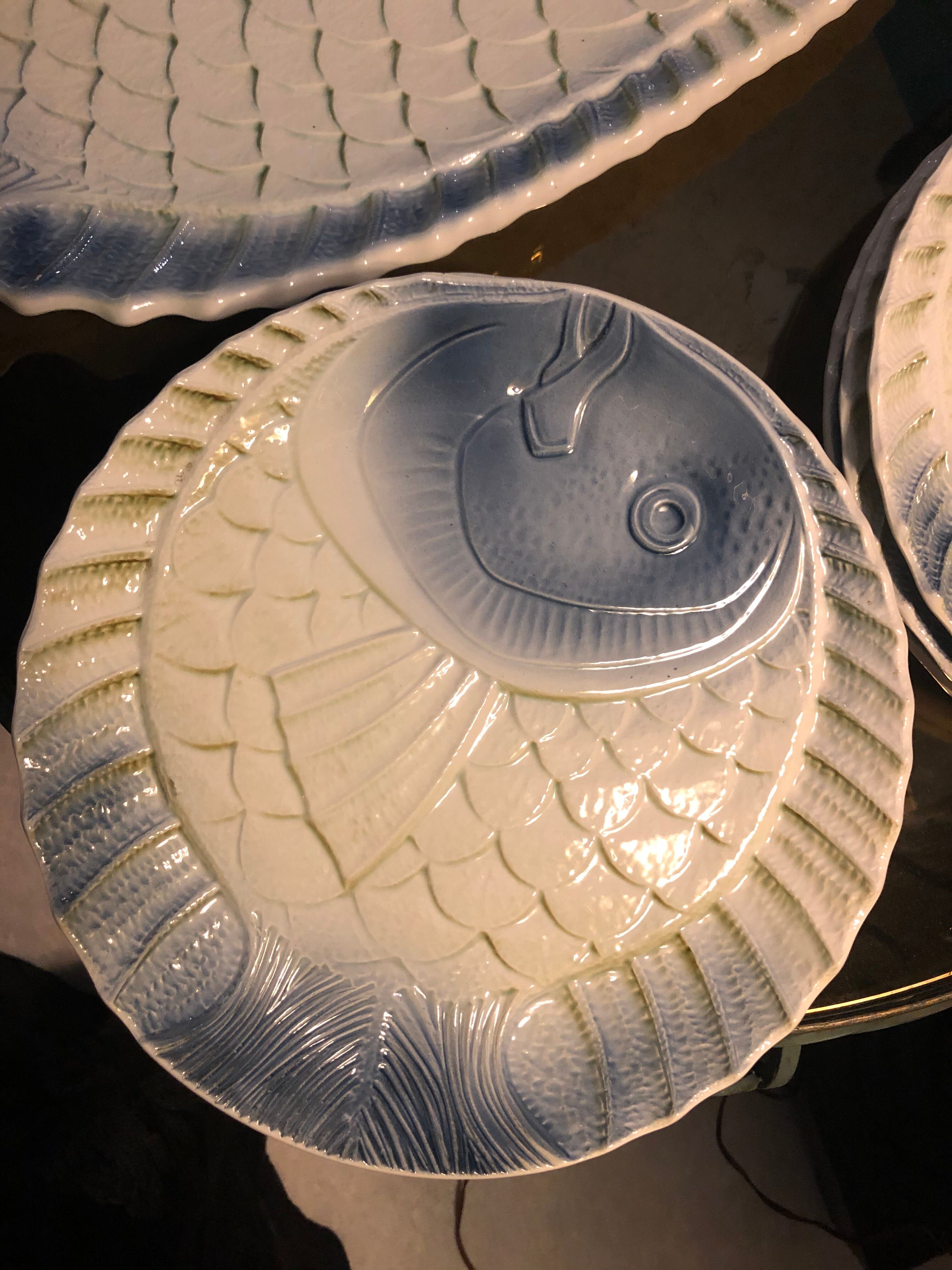 Service d'assiettes  "poisson"