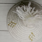 White woven basket